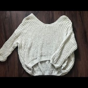Fashion Nova Knitted Off the Shoulder Sweater